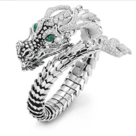 Retro Vintage Domineering Dragon Ring For Men Adjustable Punk Ring Personality Jewelry