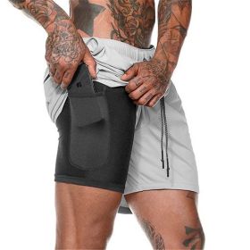 Pocket Compression Shorts (Option: Lime-L)