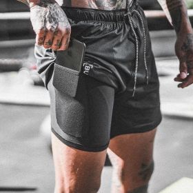 Pocket Compression Shorts (Option: Black black-S)
