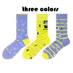 3 Pairs Men's Crew Work Socks Cushioned Boot Socks Wicking Athletic Socks For Hiking Sports Running (Option: Men)