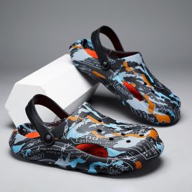 New Letter Printed Comfortable Quick Dry Clogs For Men Women; Garden Shoes; Casual Non-slip Sandals Lightweight Slides Slippers For Indoor Outdoo (Color: White, size: 10.5)
