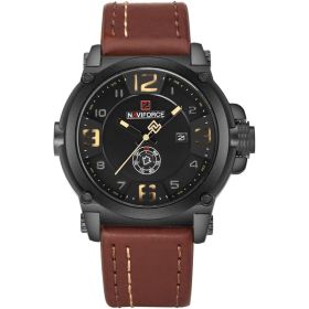 Aviator Vintage Watch Fashion Trend (Color: Black curry)