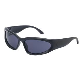 New Amazon Explosive Personality Cycling Sports Sunglasses Men's Wholesale UV Protection Sunglasses Women's Trend (Color: C1 sand black 3 gray)