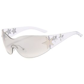 Oversized Fashion Frameless Sun Glasses for Women Men (Color: style 7)