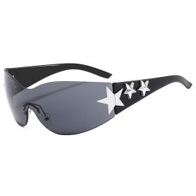 Oversized Fashion Frameless Sun Glasses for Women Men (Color: style 3)