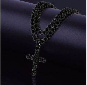 EMPEROR 6MM Tennis Choker Pendant | 912671 (Color: Black)