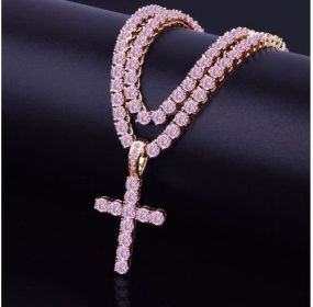 EMPEROR 6MM Tennis Choker Pendant | 912671 (Color: Pink)