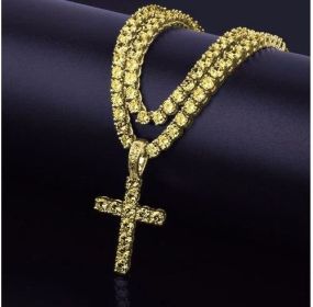 EMPEROR 6MM Tennis Choker Pendant | 912671 (Color: Yellow)