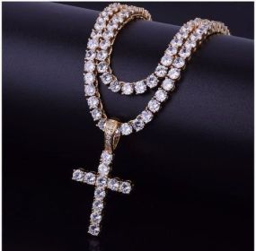 EMPEROR 6MM Tennis Choker Pendant | 912671 (Color: Gold)