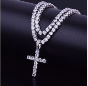 EMPEROR 6MM Tennis Choker Pendant | 912671 (Color: Silver)