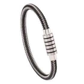 Titanium Bracelet for Him (size: 7.7in)